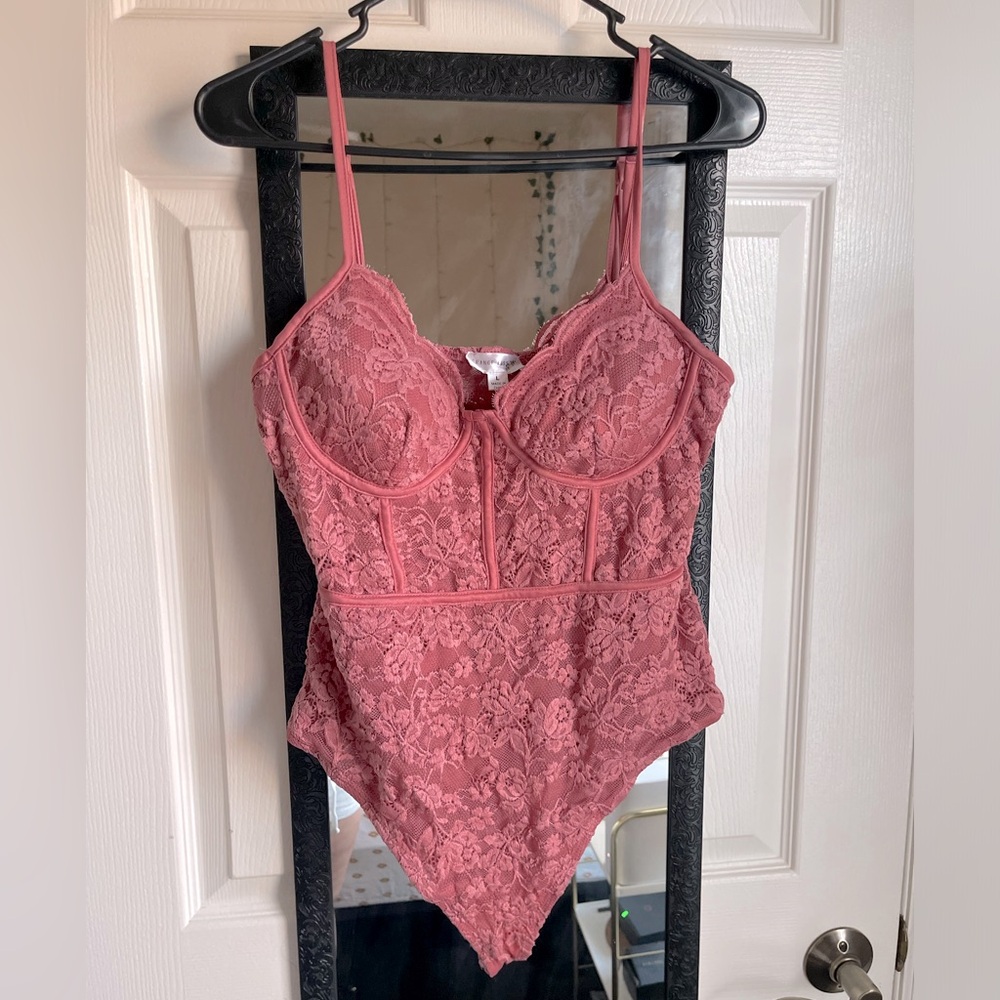 lace corset bodysuit